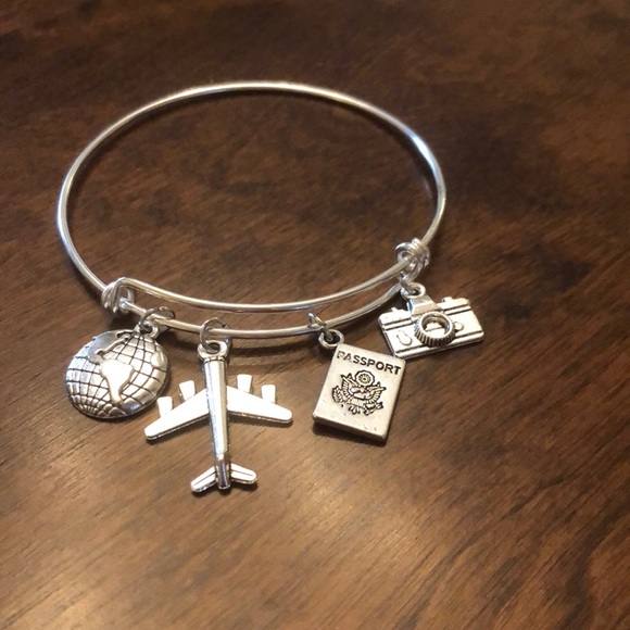 Travel themed adjustable bracelet. brand new! - Picture 2 of 3